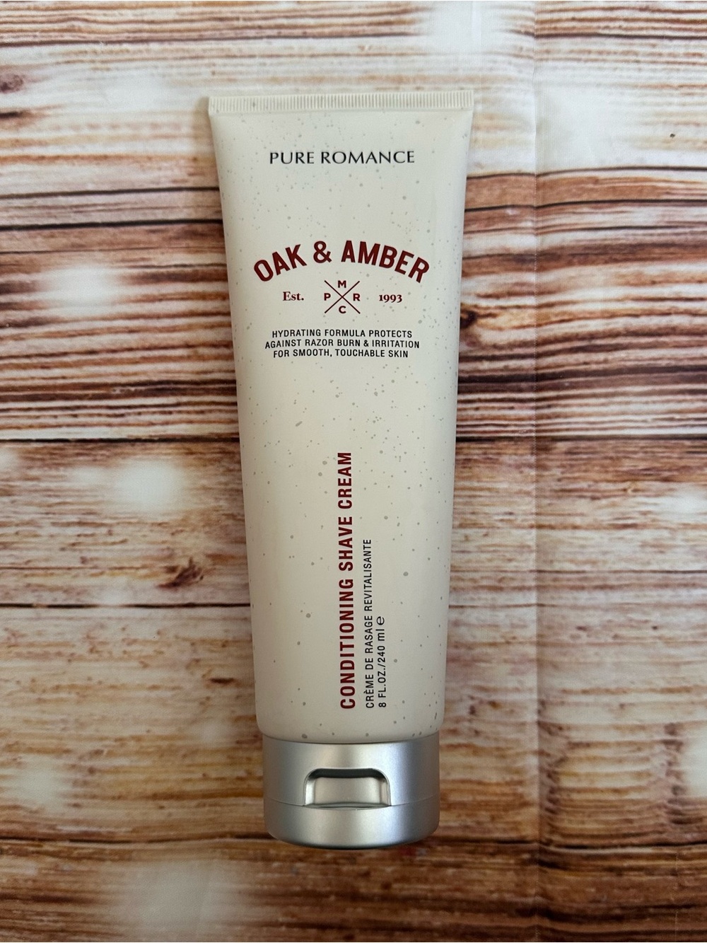 Pure Romance Oak & Amber Conditioning Shave Cream 8oz (2 Pack)